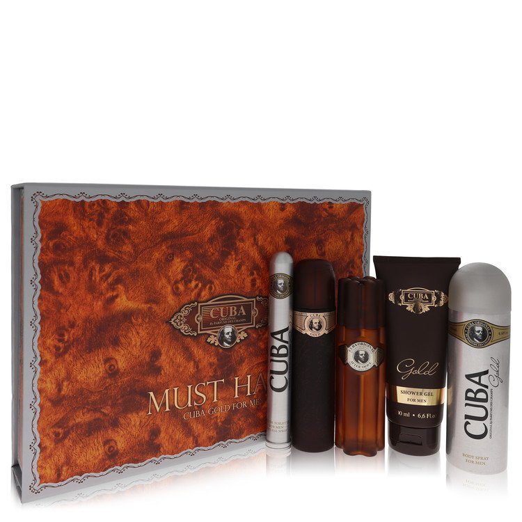 Cuba Gold by Fragluxe Gift Set -- for Men
