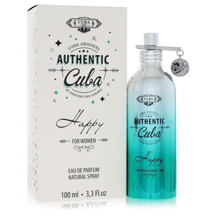 Cuba Authentic Happy by Fragluxe Eau De Parfum Spray 3.3 oz for Women