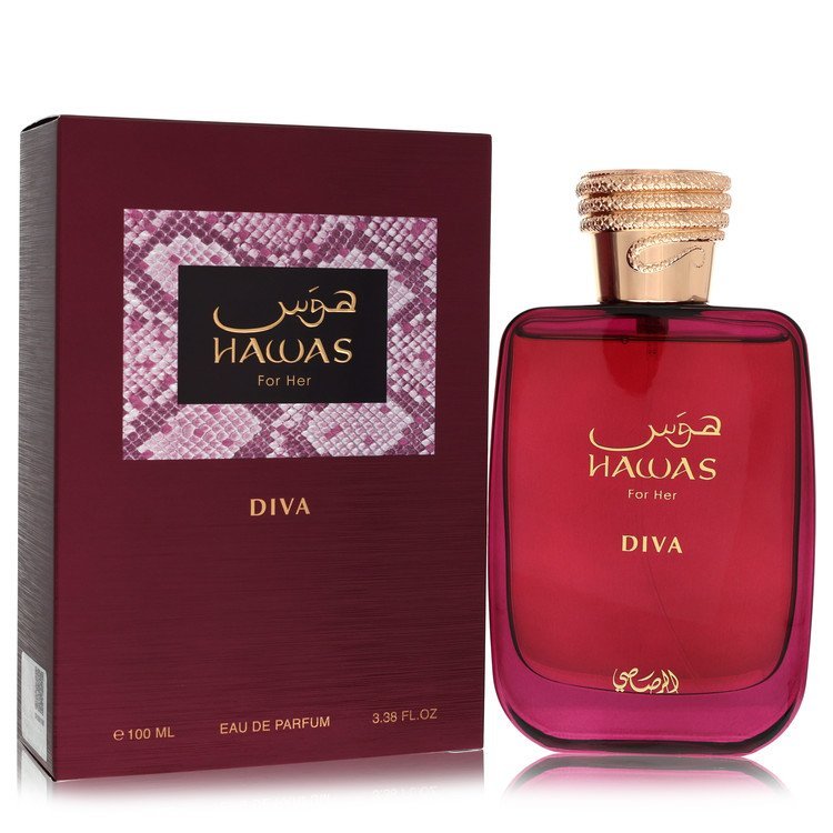 Hawas Diva by Rasasi Eau De Parfum Spray 3.38 oz for Women