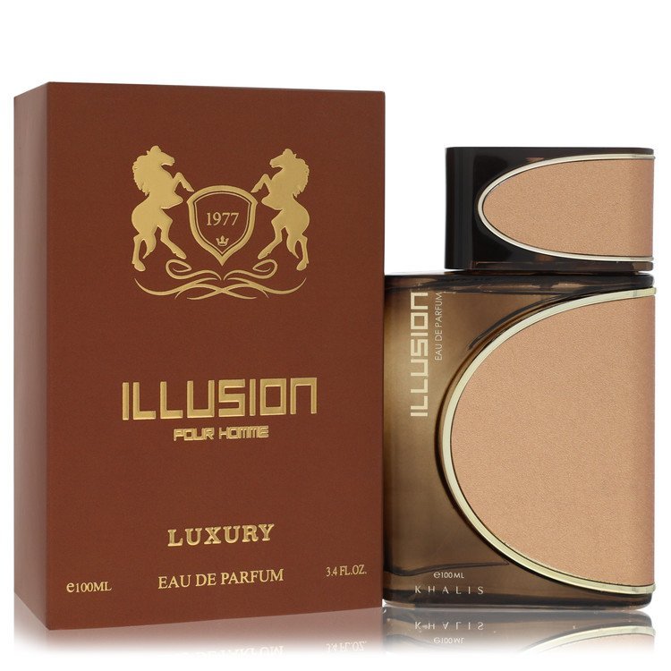Khalis Illusion Luxury Collection by Khalis Eau De Parfum Spray 3.4 oz for Men