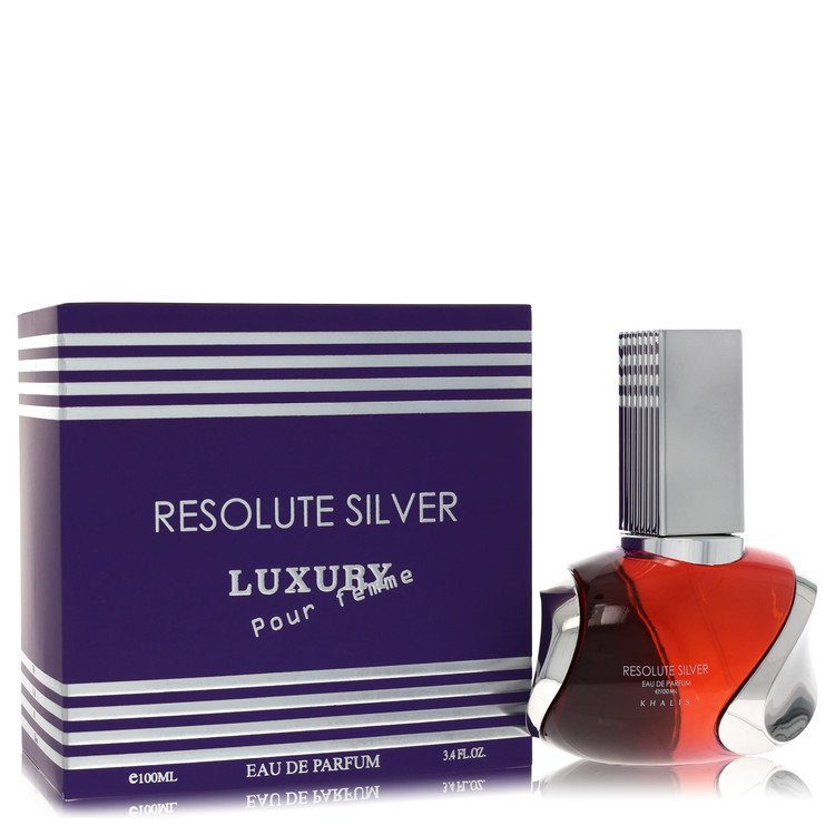 Khalis Resolute Silver Luxury Collection by Khalis Eau De Parfum Spray 3.4 oz for Women