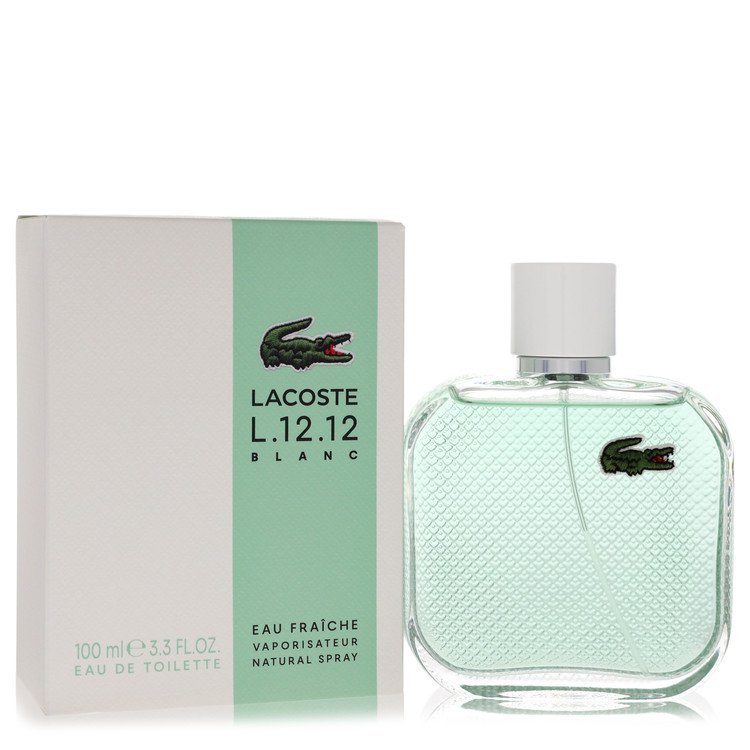 Lacoste Eau De Lacoste L.12.12 Blanc Eau Fraichie by Lacoste Eau De Toilette Spray 3.3 oz for Men