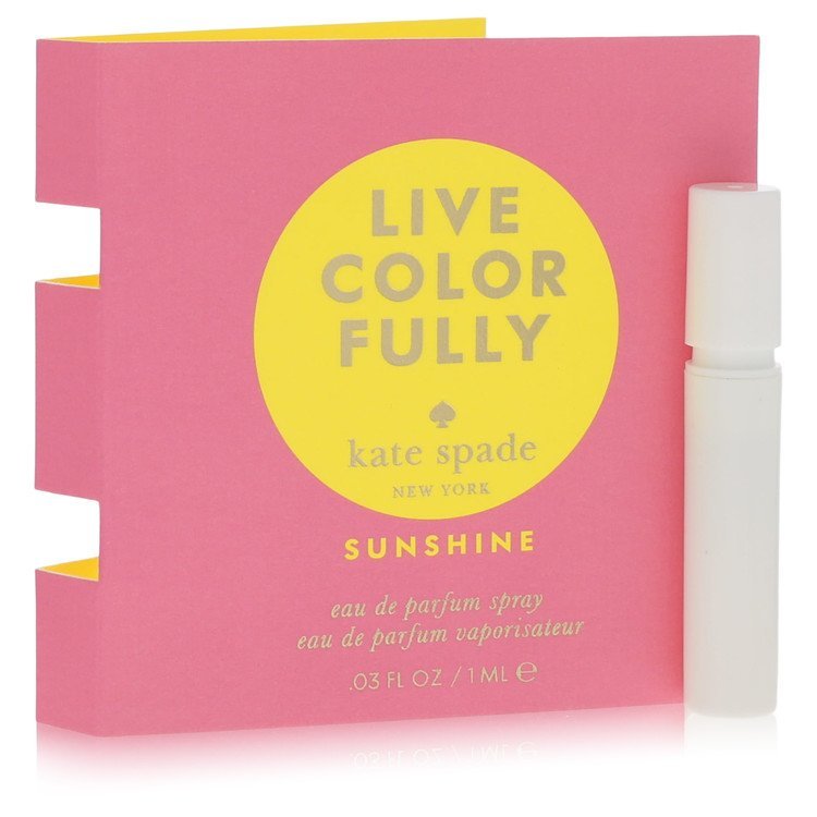 Live Colorfully Sunshine by Kate Spade Vial (sample) 0.03 oz for Women