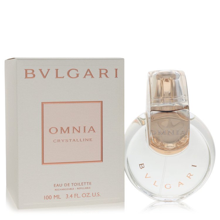 Omnia Crystalline by Bvlgari Eau De Toilette Refillable Spray 3.4 oz for Women
