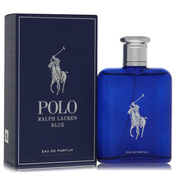Polo Blue by Ralph Lauren Eau De Parfum Spray 4.2 oz for Men