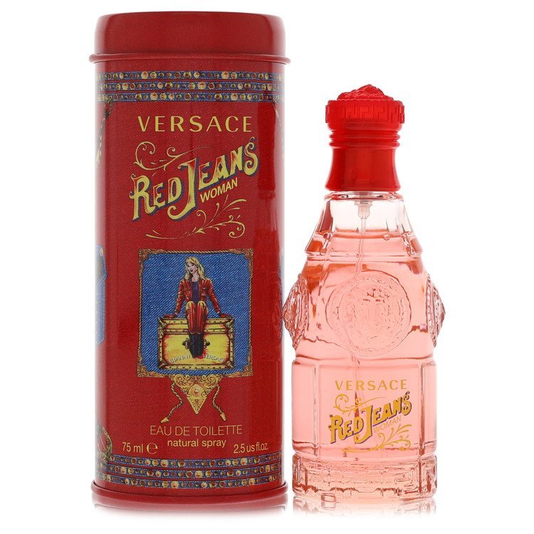 Red Jeans by Versace Eau De Toilette Spray 2.5 oz for Women