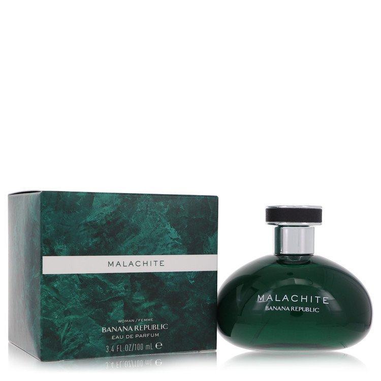 Banana Republic Malachite Eau De Parfum Spray 3.4 oz bottle and green box for women