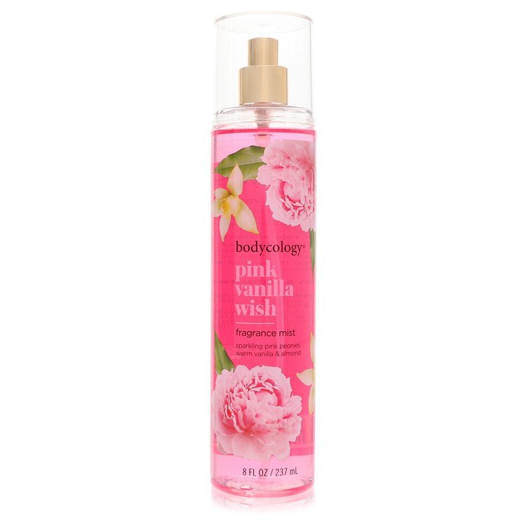 Bodycology Pink Vanilla Wish by Bodycology Fragrance Mist Spray 8 oz for Women