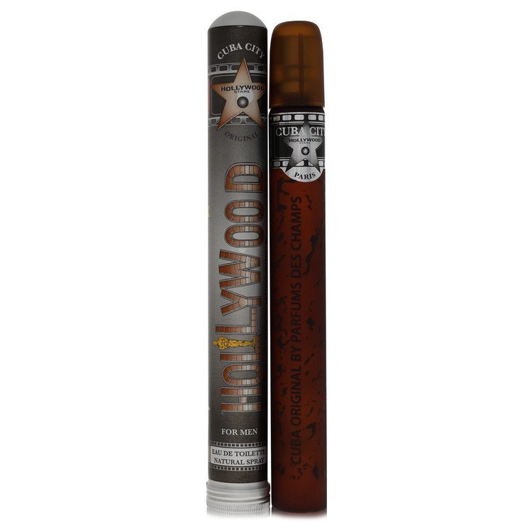 Fragluxe Cuba Hollywood Eau De Toilette Spray 1.17 oz for men with branded tube and bottle