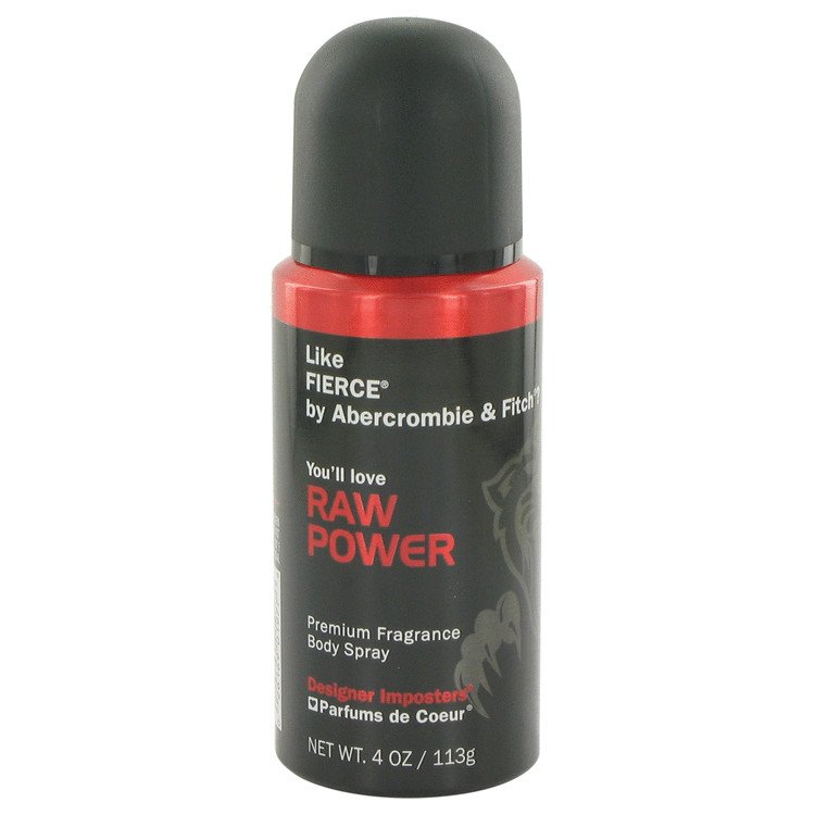 Designer Imposters Raw Power by Parfums De Coeur Body Spray 4 oz for Men