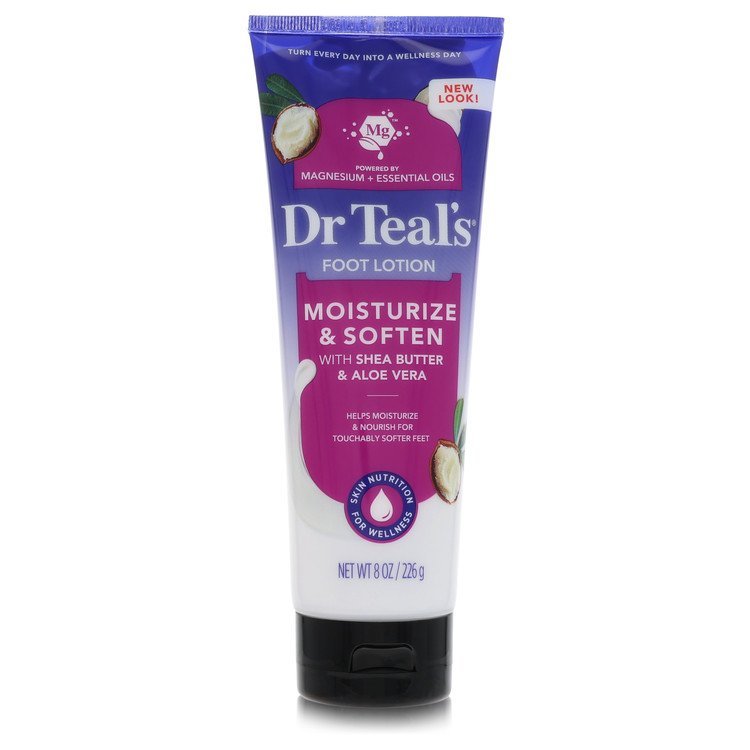 Dr Teal's Pure Epsom Salt Foot Cream by Dr Teal's Pure Epsom Salt Foot Cream with Shea Butter & Aloe Vera & Vitamin E 8 oz for Women