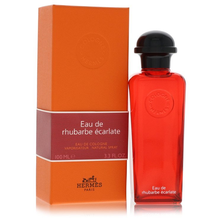 Eau De Rhubarbe Ecarlate by Hermes Eau De Cologne Spray 3.3 oz for Men