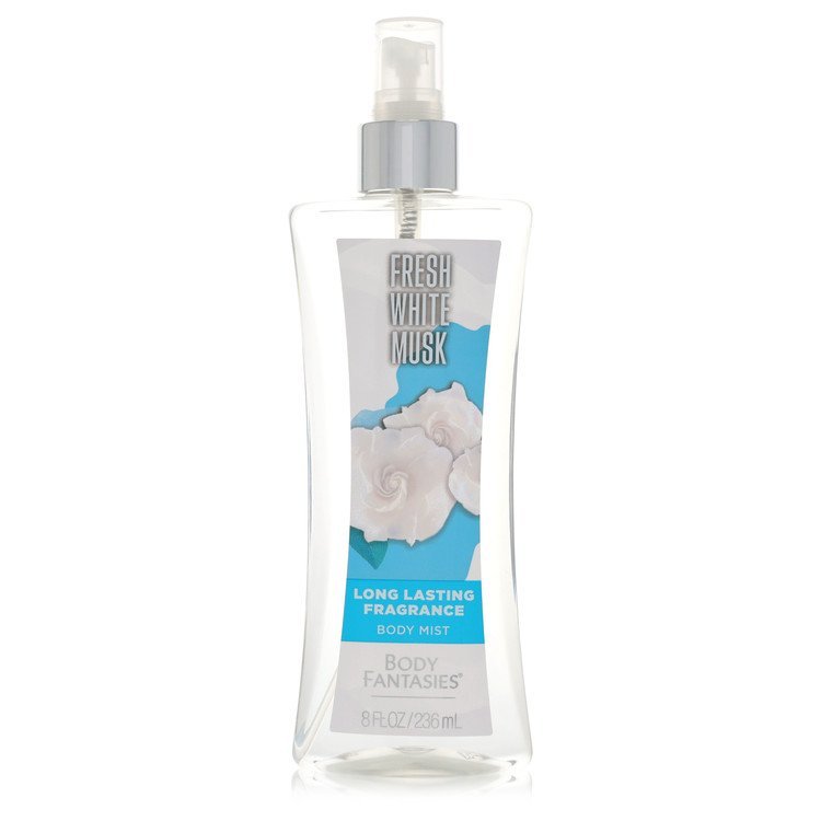 Body Fantasies Signature Fresh White Musk by Parfums De Coeur Body Spray 8 oz for Women