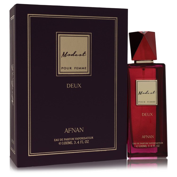 Modest Pour Femme Deux by Afnan Eau De Parfum Spray 3.4 oz for Women
