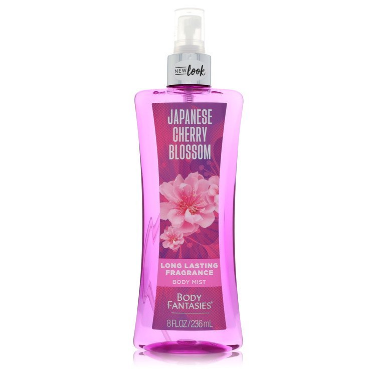 Body Fantasies Signature Japanese Cherry Blossom by Parfums De Coeur Body Spray 8 oz for Women