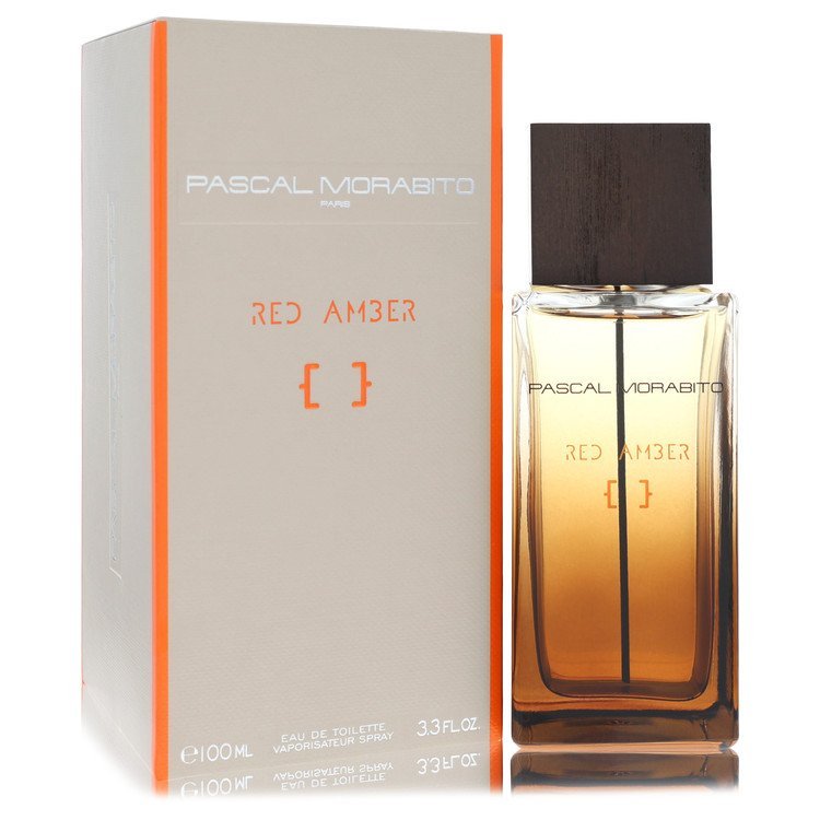 Red Amber by Pascal Morabito Eau DE Toilette Spray 3.4 oz for Men