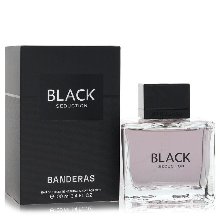Seduction In Black by Antonio Banderas Eau De Toilette Spray 3.4 oz for Men