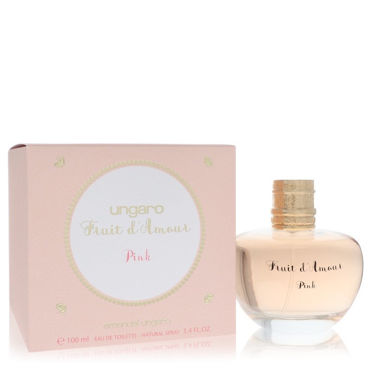 Ungaro Fruit D'amour Pink by Ungaro Eau De Toilette Spray 3.4 oz for Women