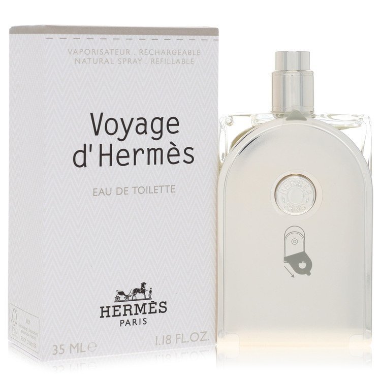 Voyage D'Hermes by Hermes Eau De Toilette Spray Refillable (Unisex) 1.18 oz for Men